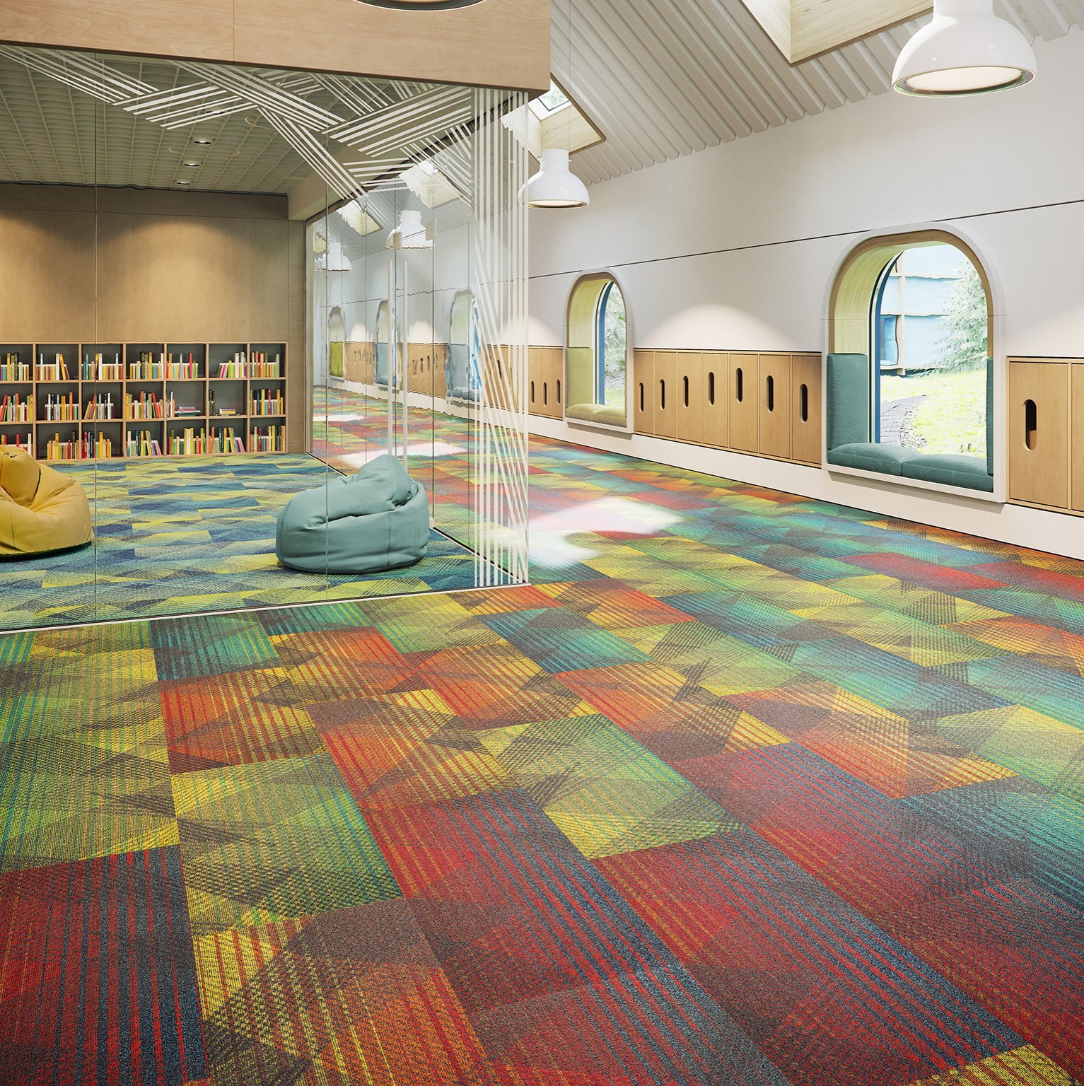 Bouclé Moderne | Modular | Carpet | Mannington Commercial